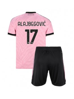 Juventus Kerim Alajbegovic #17 Replika Borta Kläder Barn 2026-27 Kortärmad (+ byxor)